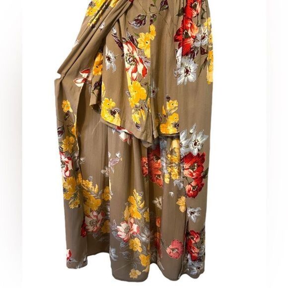 Angie Girls Romper Tan Floral SizeāS (girls) - Picture 4 of 9